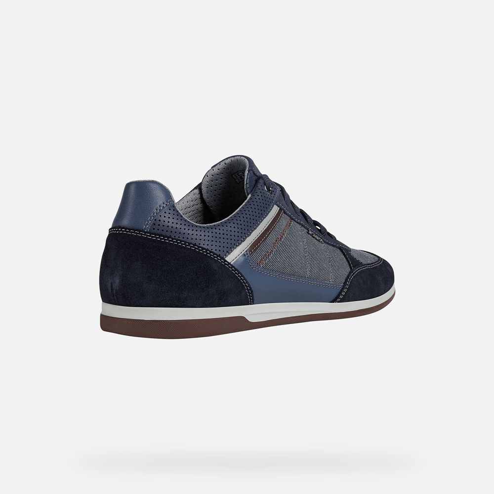 Tenis Geox Homem Azul Marinho - Renan - JOAMP5709